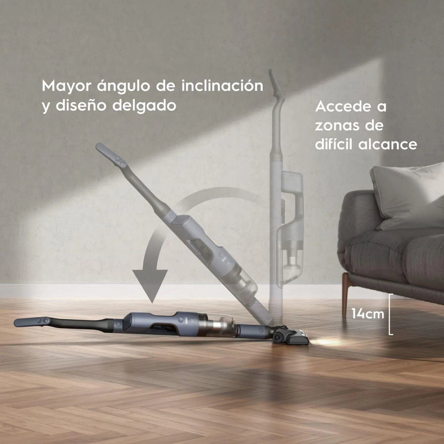 Aspiradora Inalámbrica Barredora Electrolux Erg019 Azul V 9