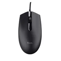 Mouse Trust Alámbrico Basi Negro