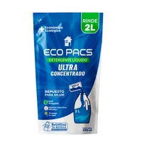 Eco Pacs Detergente Concentrado Rinde 2 Litros