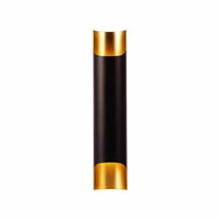 Aplique Pared  Gu10 Negro Dorado