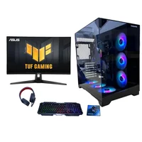 Powergroup Computador Gaming AMD Ryzen 5 5600GT 16GB RAM DDR4 500GB SSD A520m 350W Monitor Asus Tuf 23.8" 146Hz Windows Preinstalado