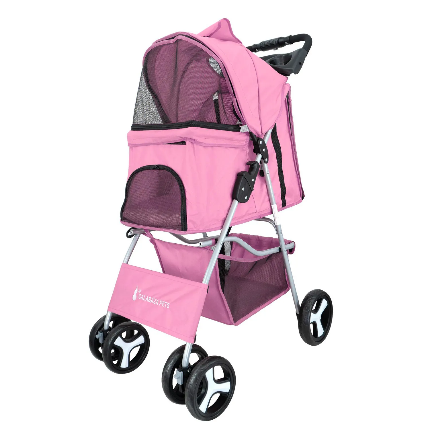 Coche para Mascotas Rosado Calabaza