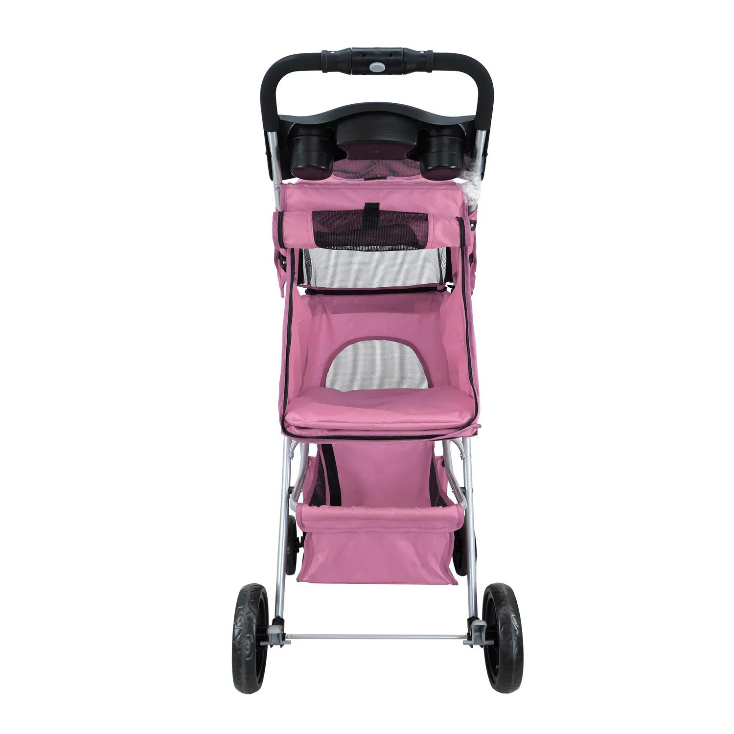 Coche para Mascotas Rosado Calabaza