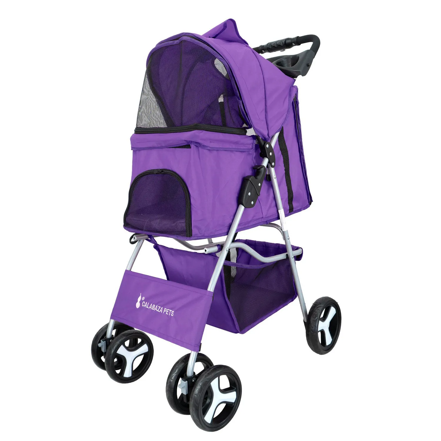 Coche para Mascotas Morado Calabaza