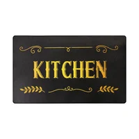 Tapete Kitchen Black 45x75 cm 100