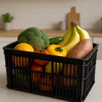 Canastilla Plástica Nueva Plana Frutera