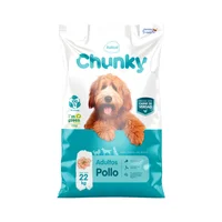 Comida Seca Para Perro Chunky Adulto Nuggets De Pollo 22kg