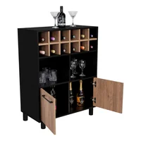 Mueble para Bar Kaia 103x78x40cm Wengue/Miel Set X 12 Unidades