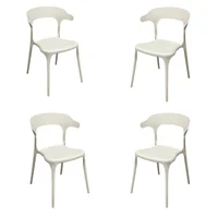 Silla Pp Genova Blanco Set X 4 Unidades