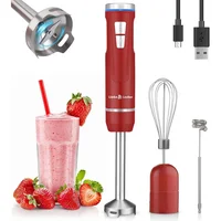 Batidora de Inmersión Liebe&Lecker Inalámbrica 3 en 1 de 8 Velocidades