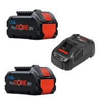 Starter Kit ProCore Batería 18V 8.0 Ah x 2 Unidades + Cargador GAL 1880 Bosch