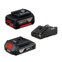 Starter Kit 18v 1 Batería 2.0 Ah + 1 Batería 4.0 Ah + Cargador Gal 18v-40 Bosch