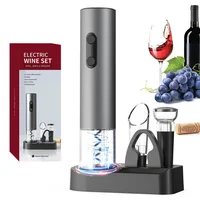 Kit Descorchador de Vino Eléctrico Sacacorchos 4 en 1