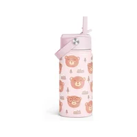 Botella Infantil Aislada con Pitillo Diseño Oso
