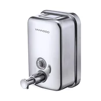 Dispensador de Jabón Comercial de Acero Inoxidable para Montaje en Pared