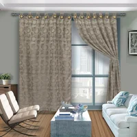 Cortina Jacquard Café Oscuro 265x215cm de Circulos