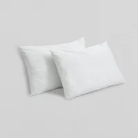 Set x 2 Fundas de Almohada Blanco 50x70cm Fondo Entero