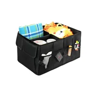 Organizador Plegable de Asiento Trasero Color Negro con Múltiples Compartimientos