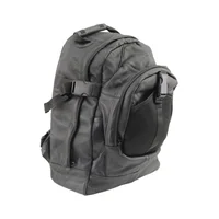 Bolsa para Barra y Respaldo de Motocicleta Color Negro con Múltiples Bolsillos