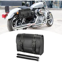 Bolsa de Herramientas para Motocicleta Color Negro con Hebillas Ajustables