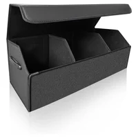 Organizador de Baúl de Carro Color Negro con Tapa Magnética y Compartimientos Ajustables