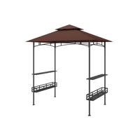 Toldo Emergente para Exteriores 240 cm x 150 cm x 257 cm con Patas Inclinadas