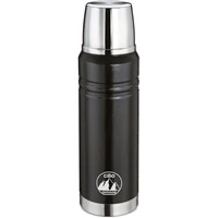 Botella Térmica de Acero Inoxidable Color Negro para Viajes