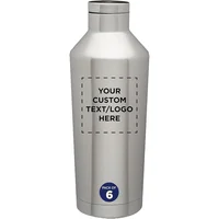 Set de Botellas Térmicas Personalizables Color Plata