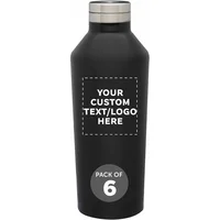 Set de Botellas Térmicas Personalizables Color Negro