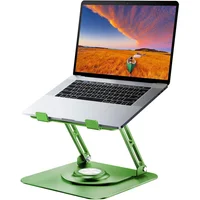 Soporte para Computador Portátil Ajustable con Giro de 360 Grados y Elevación Ergonómica
