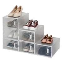 Cajas Organizadoras para Zapatos Apilables 6 Unidades Color Blanco