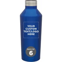 Set de Botellas Térmicas Personalizables Color Azul
