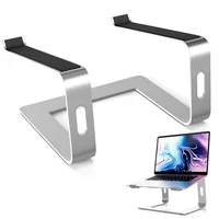Soporte Plegable para Computador Portátil en Aluminio con Elevación Ergonómica Antideslizante