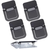 Patas Plegables Ergonómicas para Computador con Adhesivo y Silicona Antideslizante