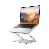 Soporte Ergonómico Plegable de Aluminio para Computador con Altura Ajustable