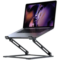 Soporte Ajustable Ergonómico para Computador con Base Estable y Diseño Plegable