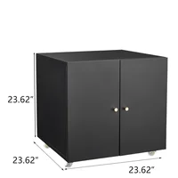 Archivador de Acero con Puertas y Cajón Color Gris