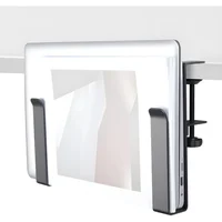 Soporte Lateral Ajustable con Abrazadera para Computador y Almacenamiento Bajo Escritorio