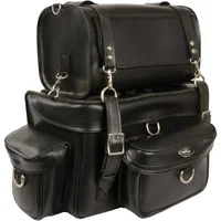 Bolsa de Viaje para Motocicleta en Color Negro con Gran Capacidad