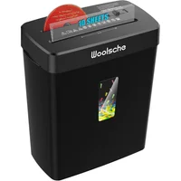 Destructora de Papel P-4 Cruzado para Oficina 8 Hojas