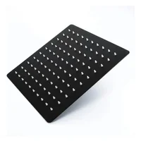 Regadera Cuadrada 30 cm Negra