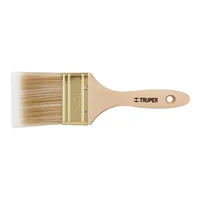 Brocha de 3 pulgadas con Cerdas Sintéticas y Mango de Madera Set X 6 Unidades