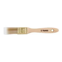Brocha de 1 pulgadas con Cerdas Sintéticas y Mango de Madera Set X 6 Unidades