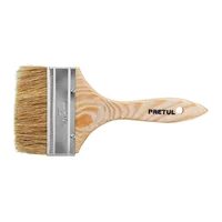 Brocha de 4 pulgadas con Mango de Madera Usos Generales Pretul x 12 Unidades Set X 12 Unidades