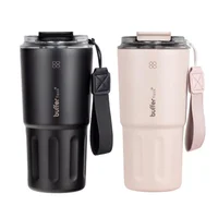 Termo Mug Cafe Bebidas Clientes Set X2 600 ml Buffer Acero