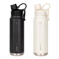 Termo Botella Termica Agua 1l Pack x 2 Unds Buffer Acero Inox