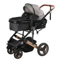 Coche Cuna Moisés de Lujo Román- Eb 163 Gris