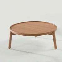 Mesa de Centro Marduk En Roble Diámetro 100cm