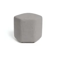 Puff Hexagonal 40x40x42 Gris