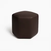Puff Hexagonal 40x40x42 Cocoa